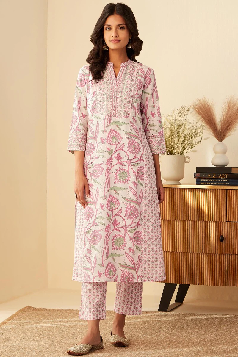 Rosheen Farhat Sanganeri Kurta - Image 2