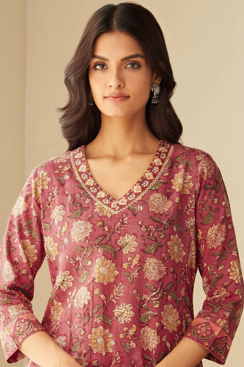 Rosheen Feroza Sanganeri Kurta