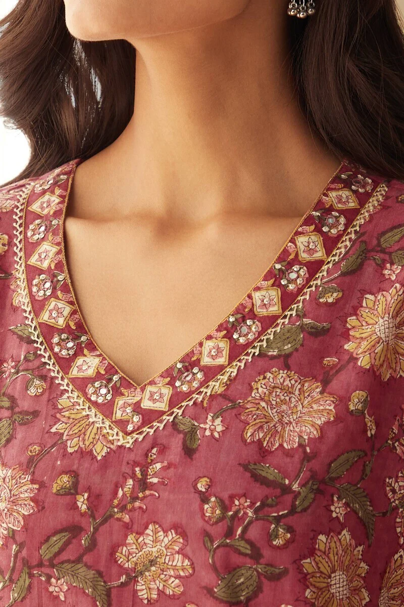 Rosheen Feroza Sanganeri Kurta - Image 5