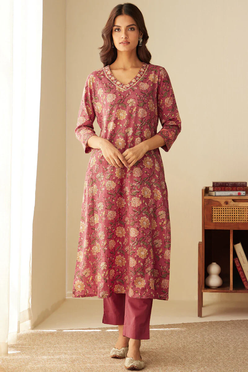 Rosheen Feroza Sanganeri Kurta - Image 2