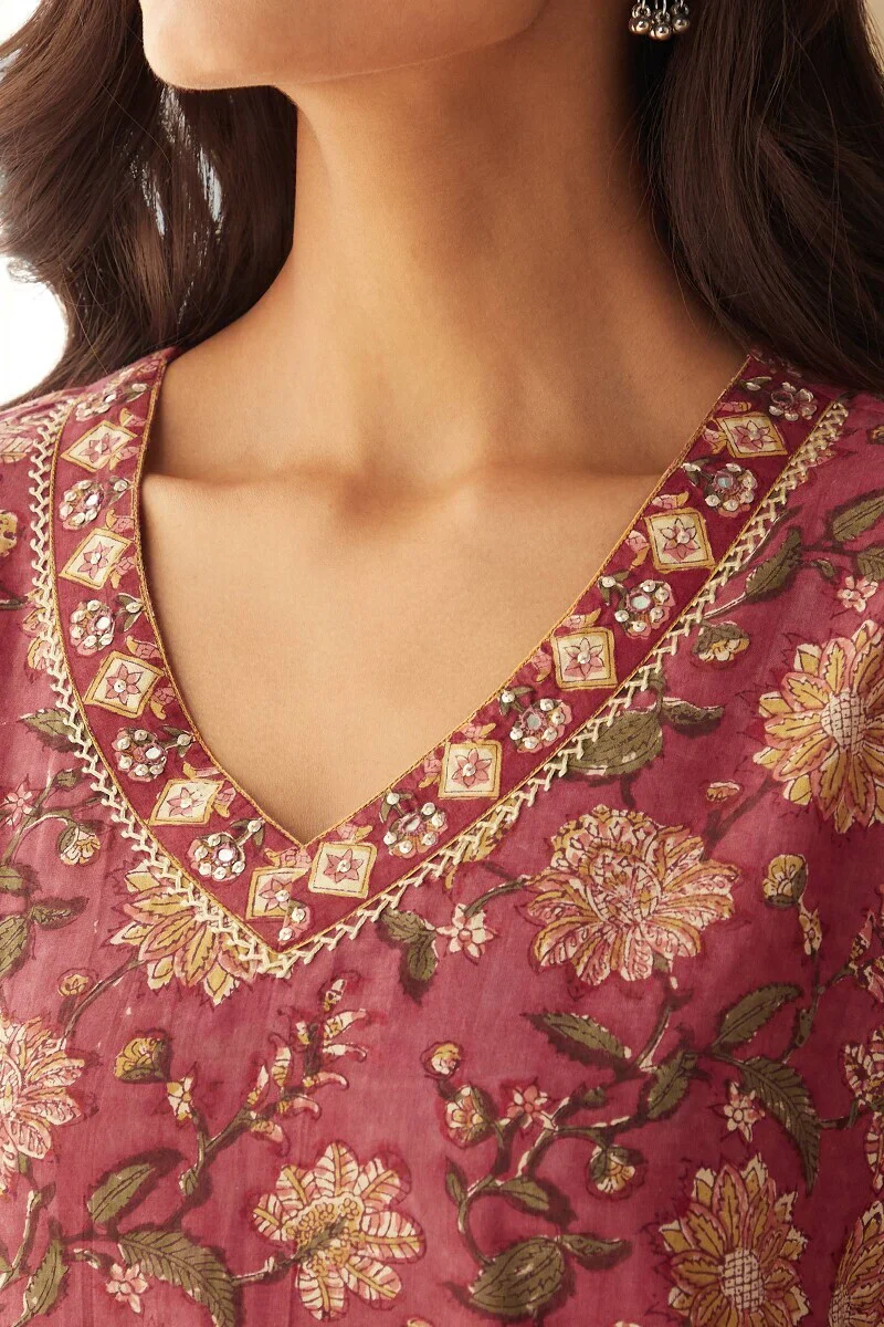 Rosheen Feroza Sanganeri Kurta - Image 5