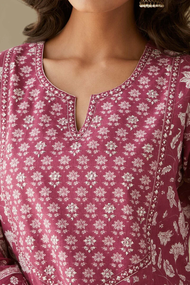 Rosheen Fida Sanganeri Kurta - Image 5