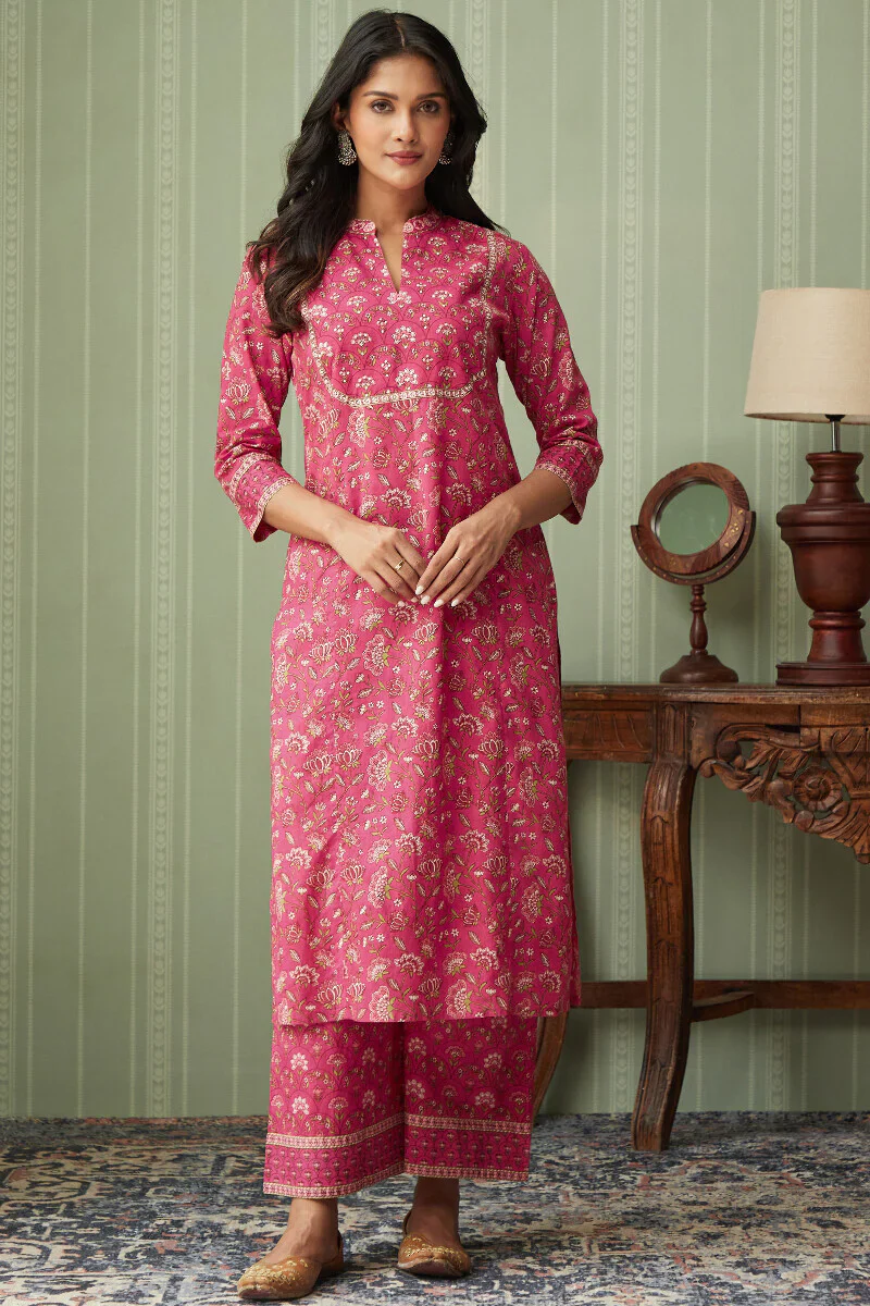 Rosheen Firoza Sanganeri Kurta - Image 2