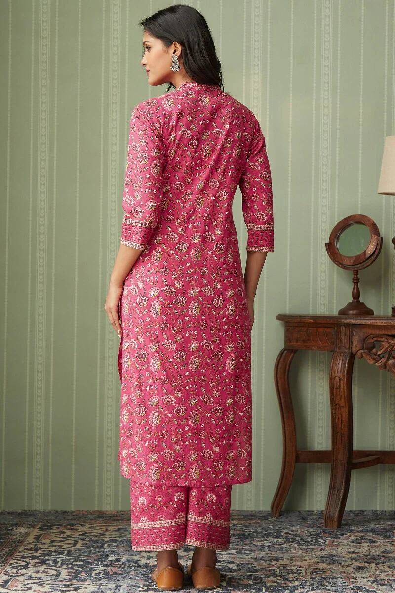 Rosheen Firoza Sanganeri Kurta - Image 9