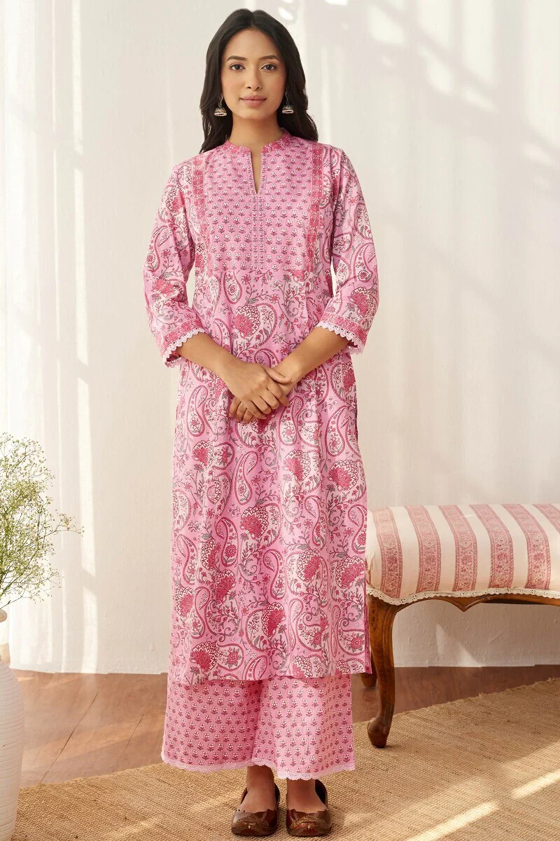 Surplus: Rosheen Fiza Sanganeri Kurta - Image 2