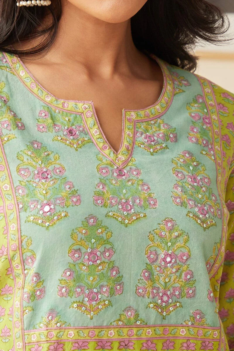 Rosheen Fizah Sanganeri Kurta - Image 5