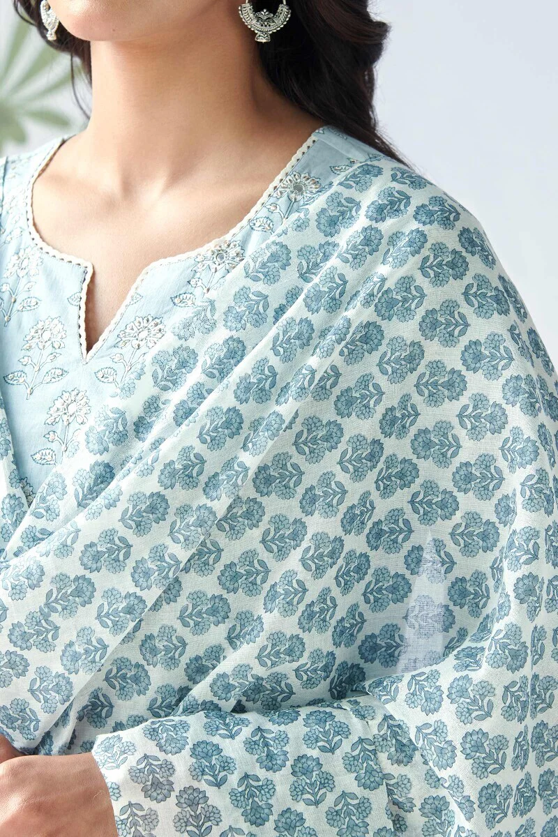 Rosheen Heer Sanganeri Dupatta - Image 2