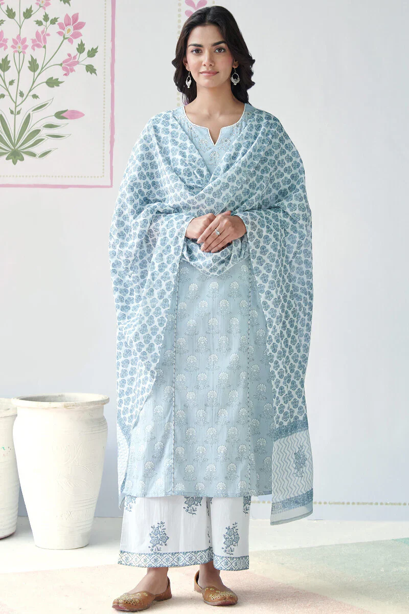 Rosheen Heer Sanganeri Kurta - Image 4