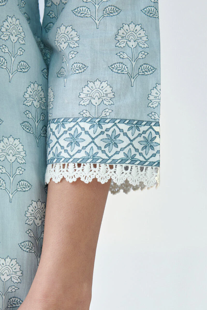 Rosheen Heer Sanganeri Kurta - Image 6
