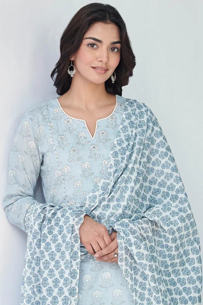 Rosheen Heer Sanganeri Kurta - Image 7