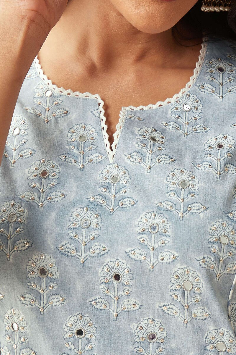 Surplus: Rosheen Heer Sanganeri Kurta - Image 4