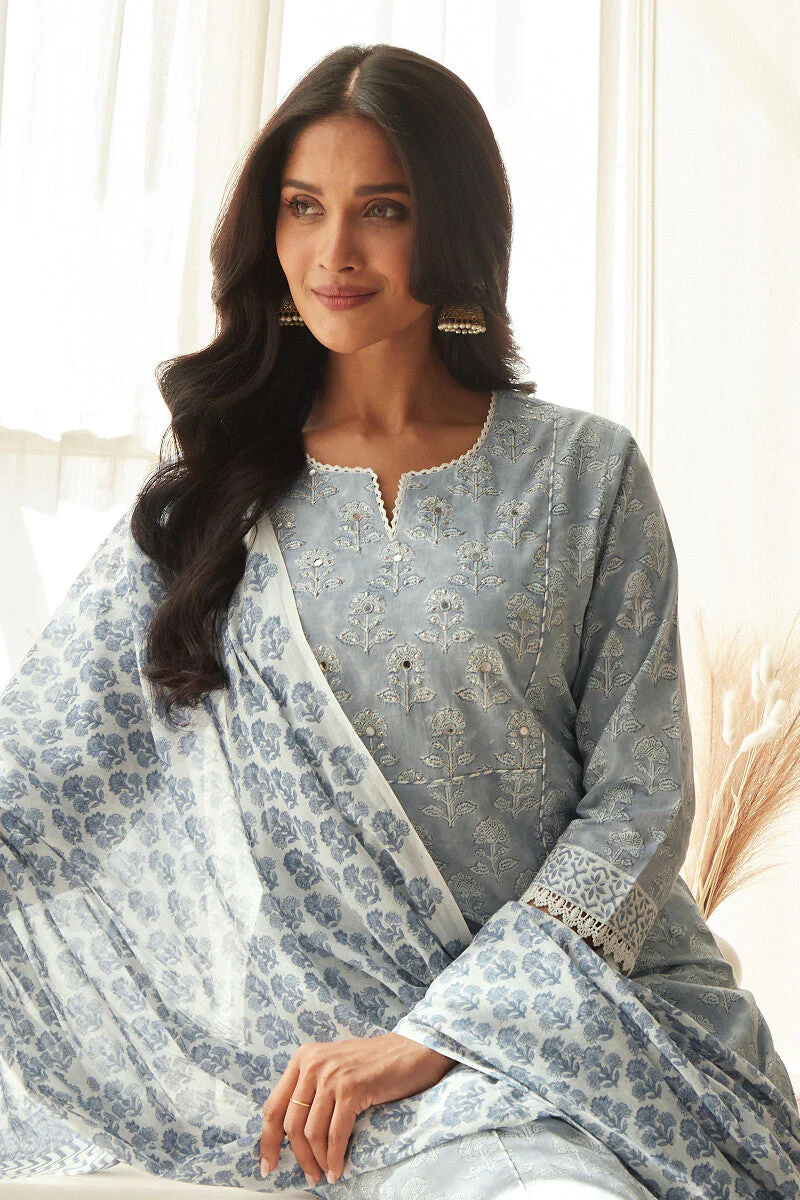 Surplus: Rosheen Heer Sanganeri Kurta - Image 7
