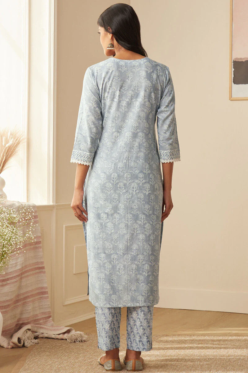 Surplus: Rosheen Heer Sanganeri Kurta - Image 9