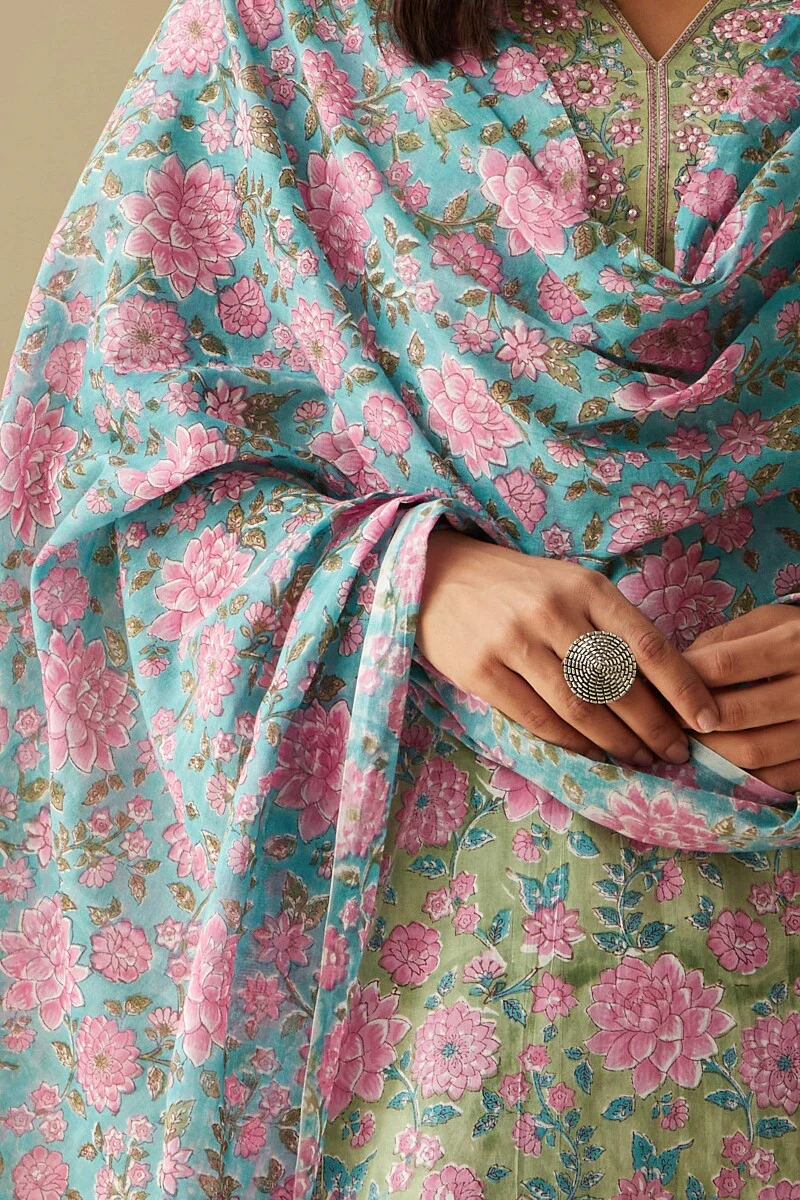 Rosheen Inara Sanganeri Dupatta - Image 4
