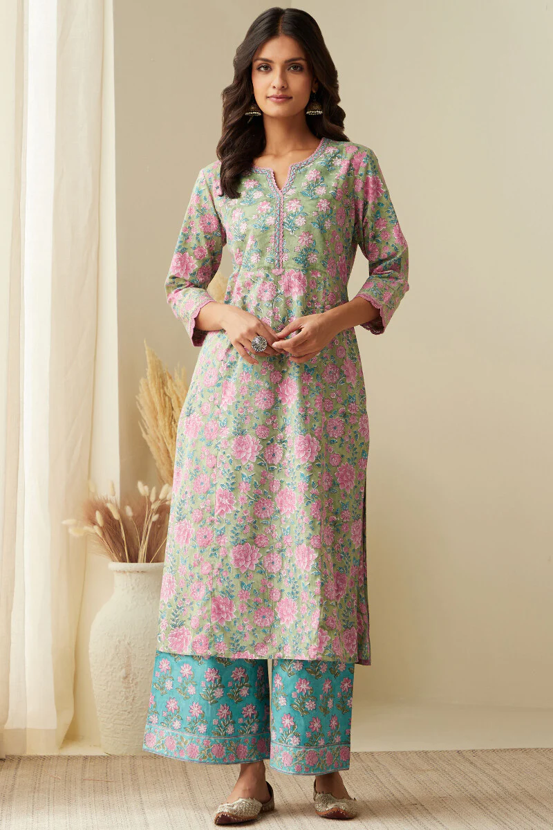 Rosheen Inara Sanganeri Kurta - Image 2