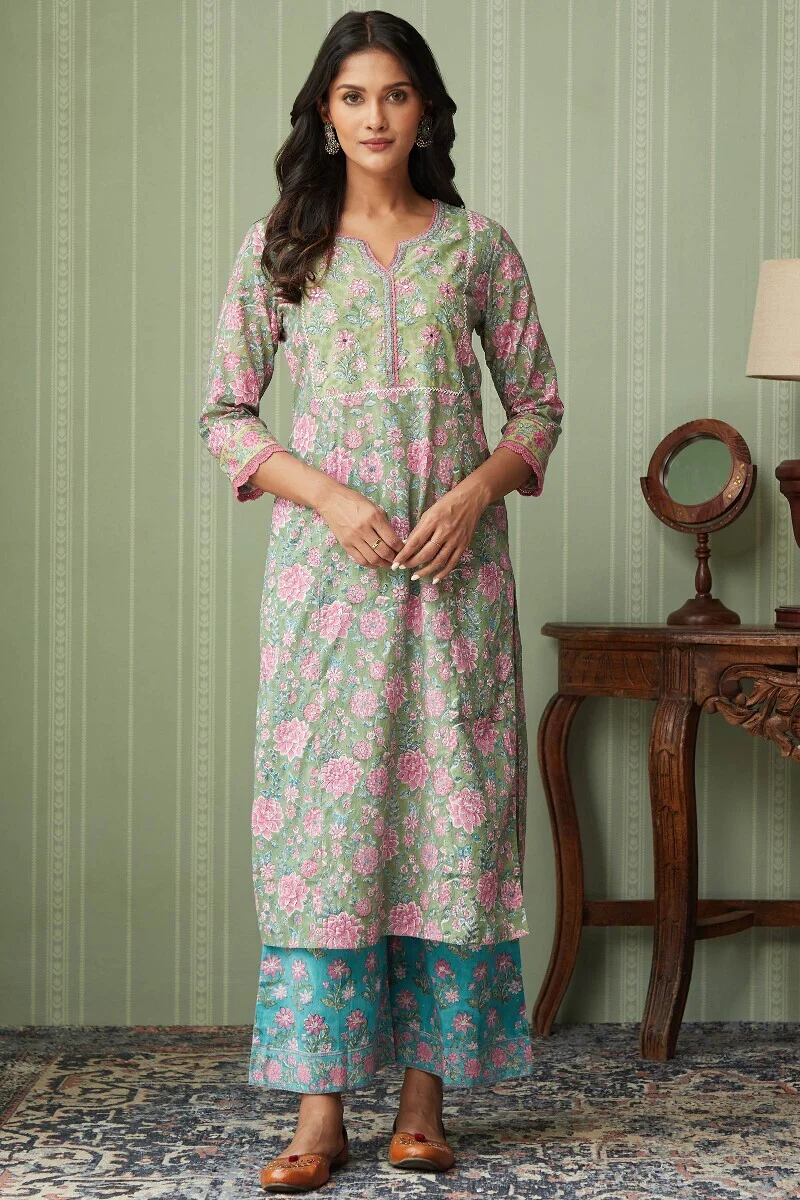 Rosheen Inara Sanganeri Kurta - Image 2