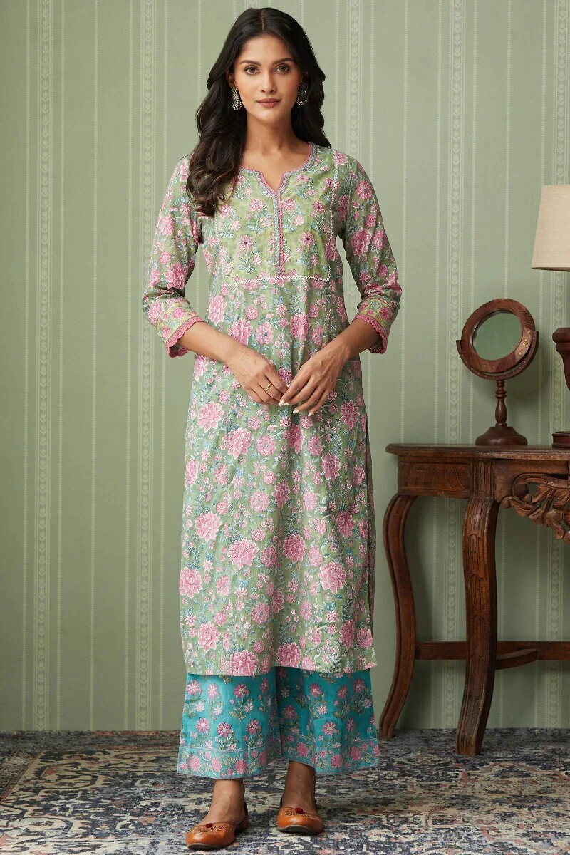 Rosheen Inara Sanganeri Kurta - Image 2