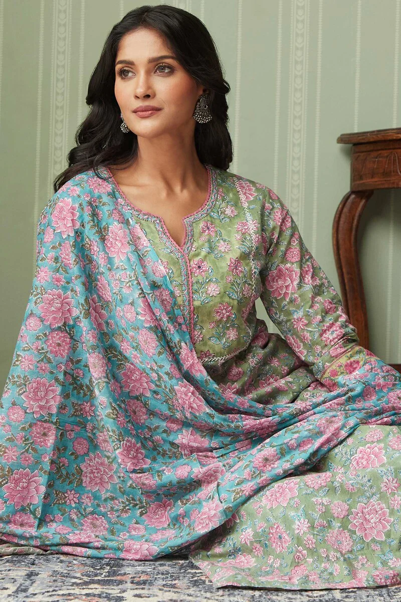 Rosheen Inara Sanganeri Kurta - Image 7