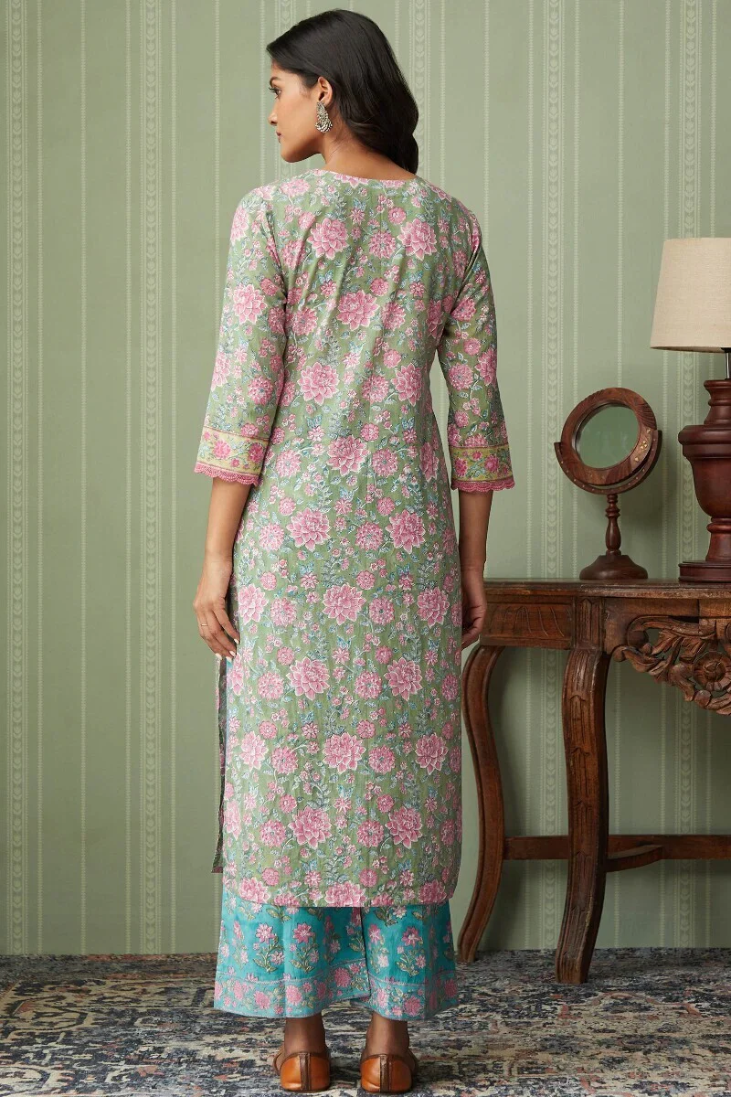 Rosheen Inara Sanganeri Kurta - Image 9