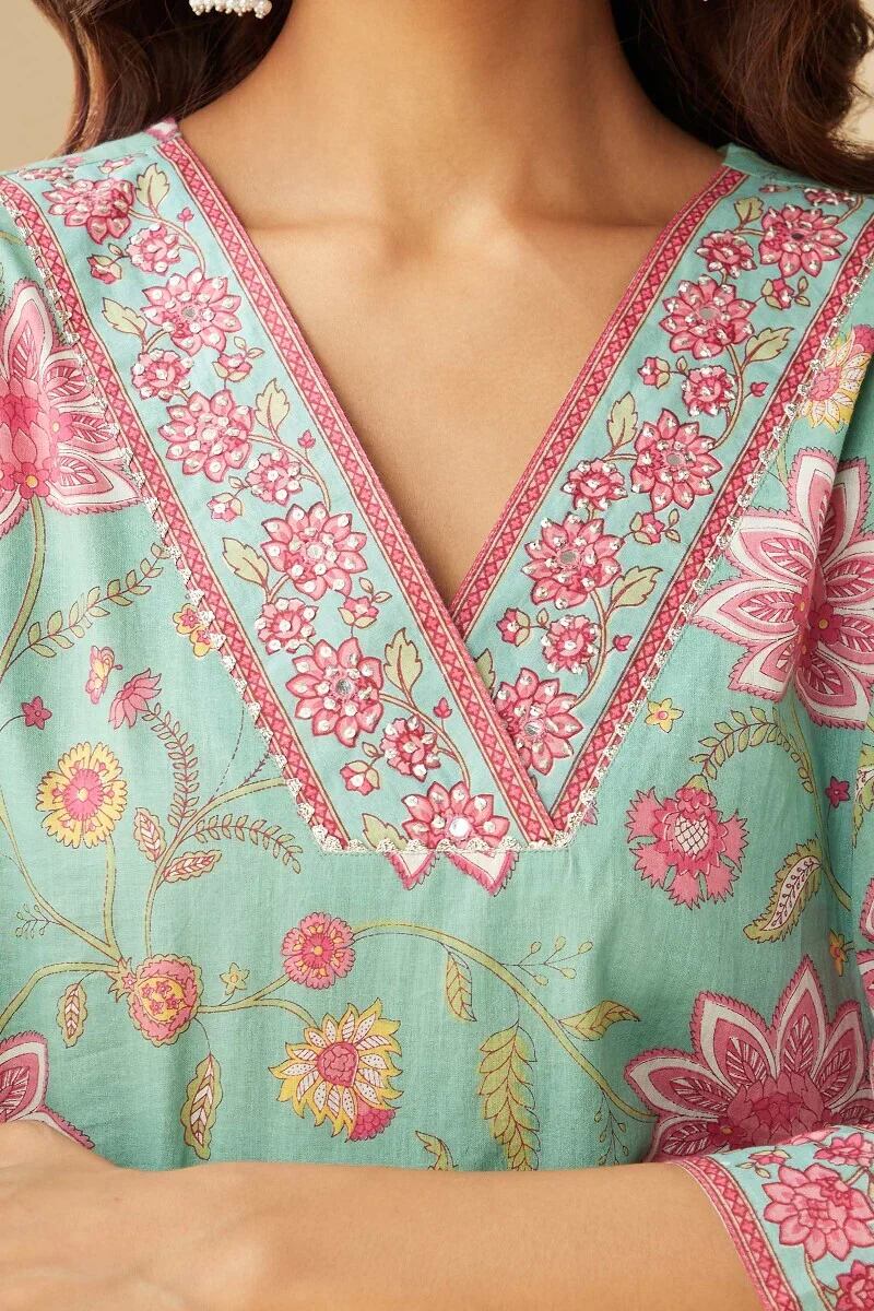 Rosheen Inayat Sanganeri Kurta - Image 5