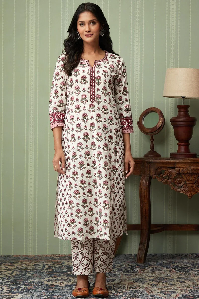 Rosheen Maheen Sanganeri Kurta - Image 2