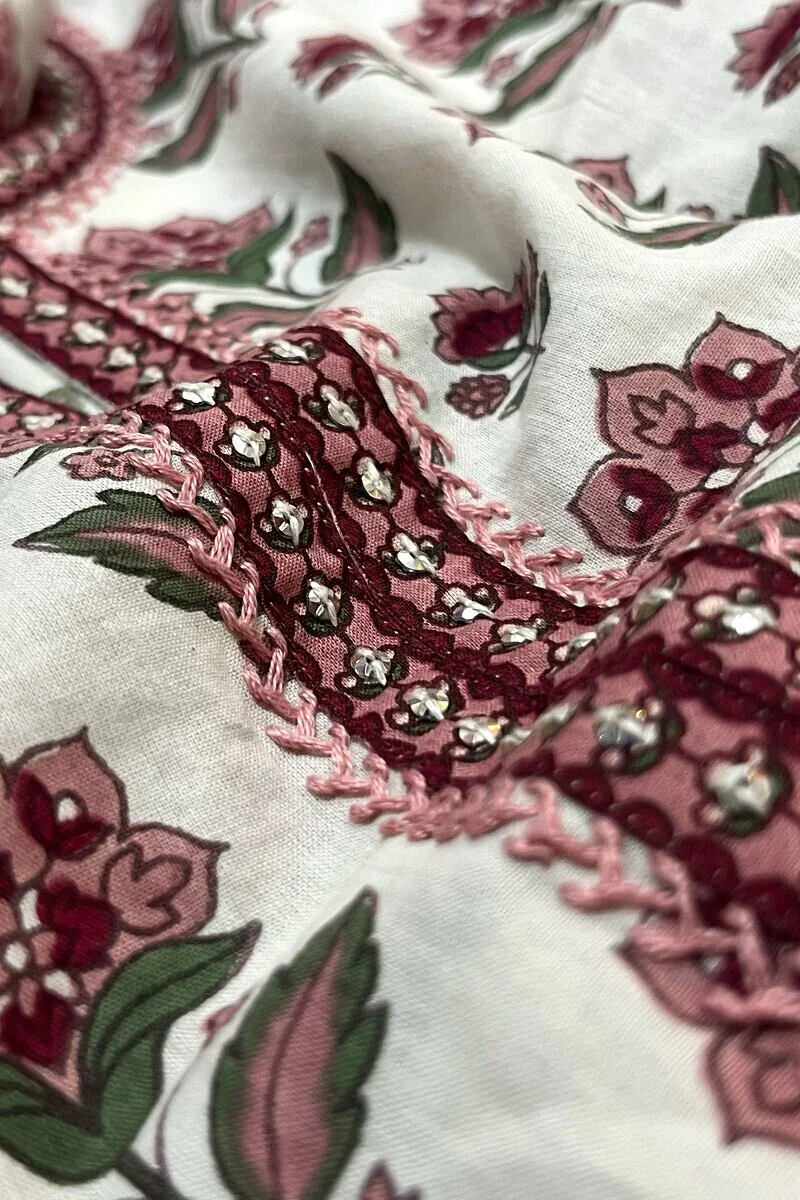 Rosheen Maheen Sanganeri Kurta - Image 3