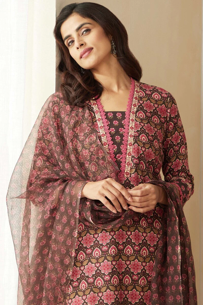 Rosheen Mahira Sanganeri Kurta - Image 7