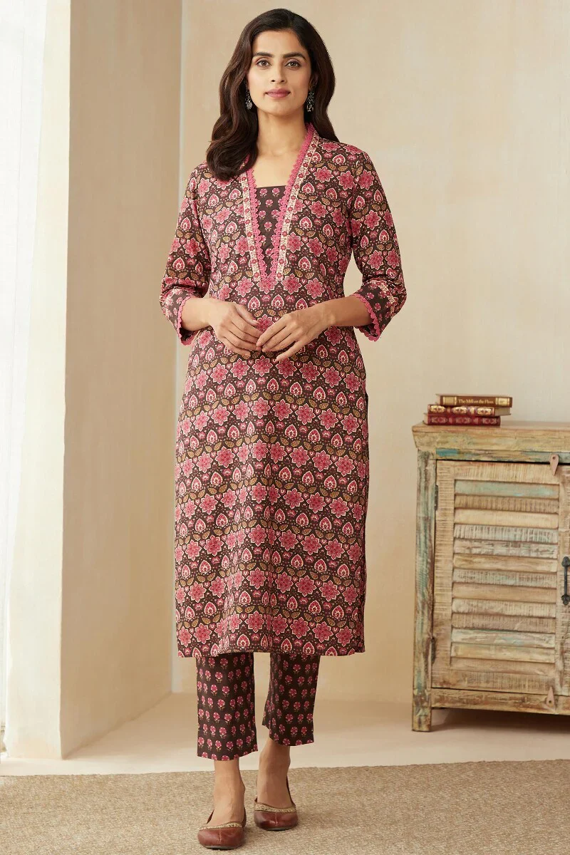 Rosheen Mahira Sanganeri Kurta - Image 2