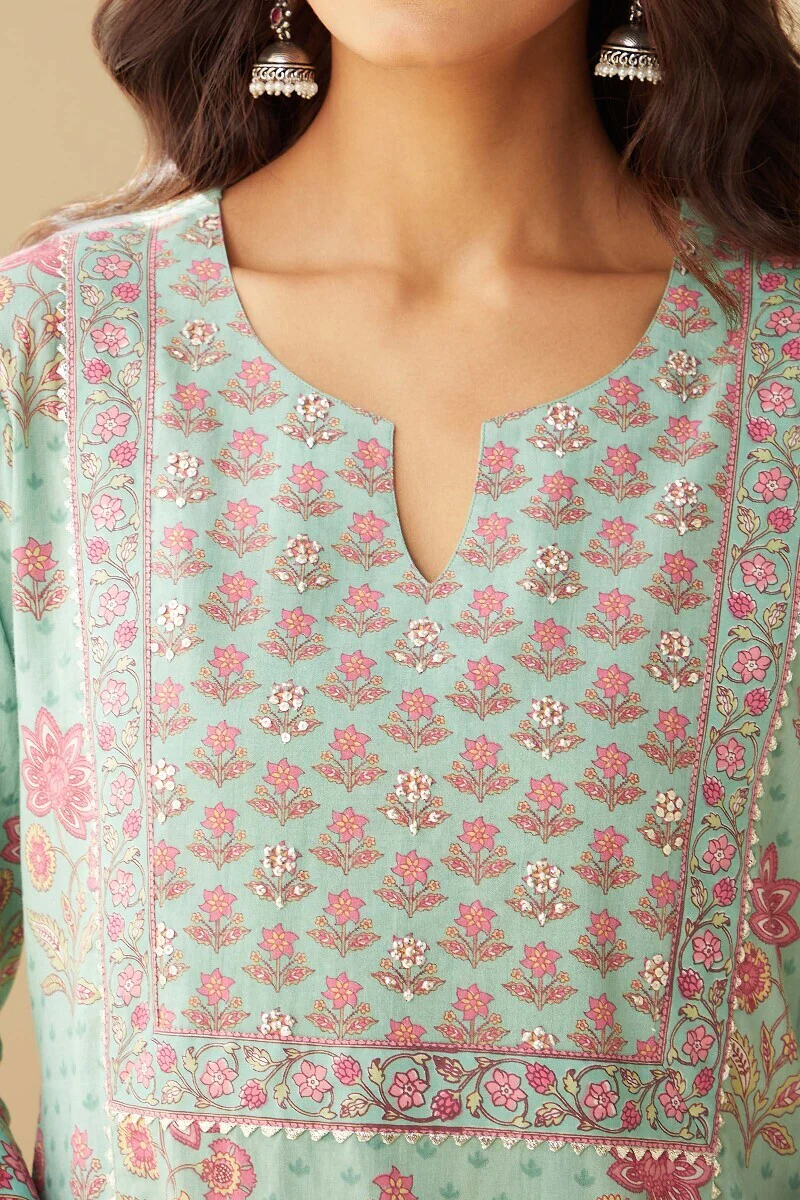 Rosheen Mahira Sanganeri Kurta - Image 5