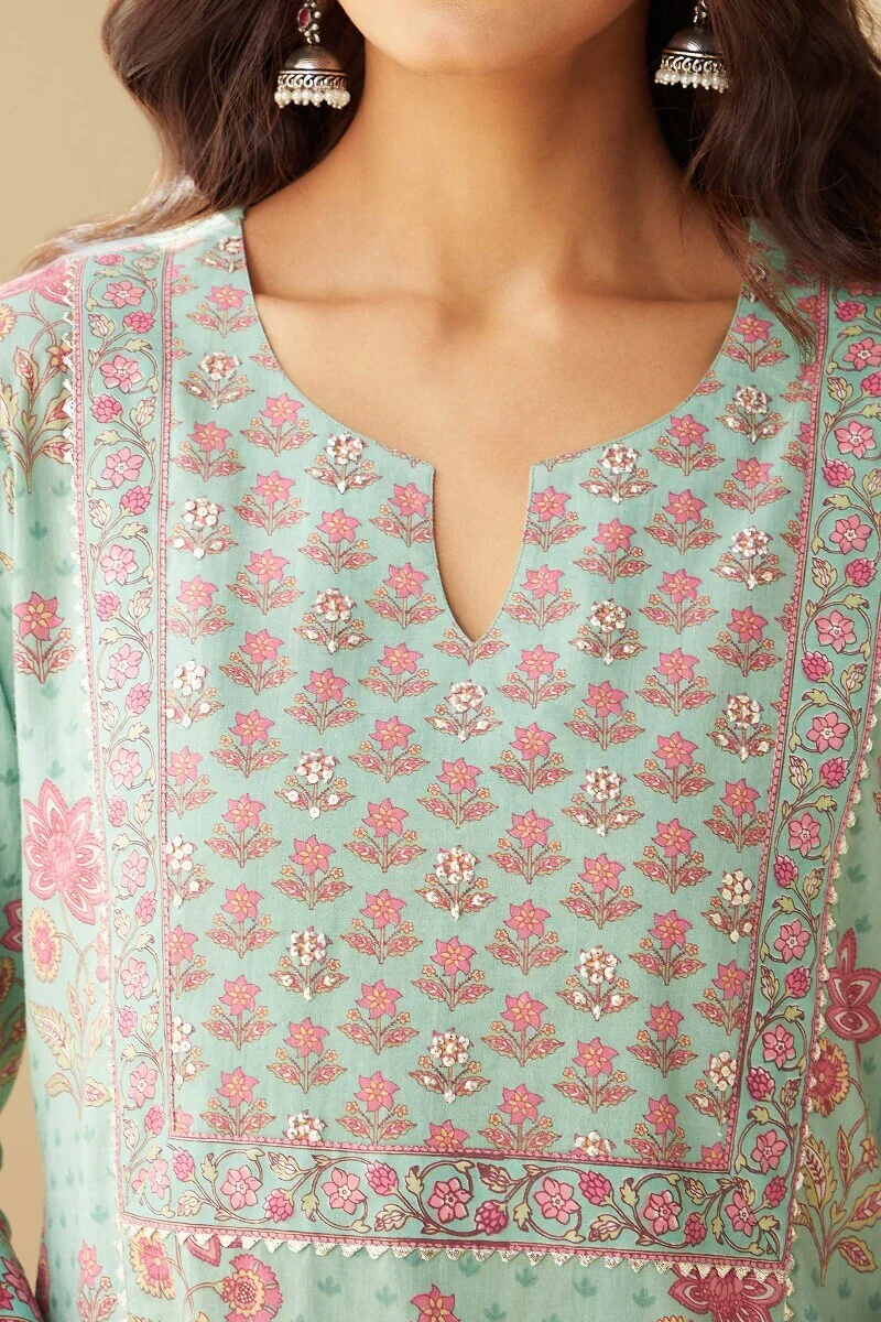 Rosheen Mahira Sanganeri Kurta - Image 5