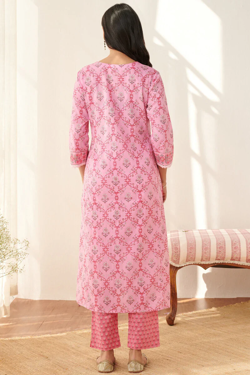 Surplus: Rosheen Mahnoor Sanganeri Kurta - Image 9