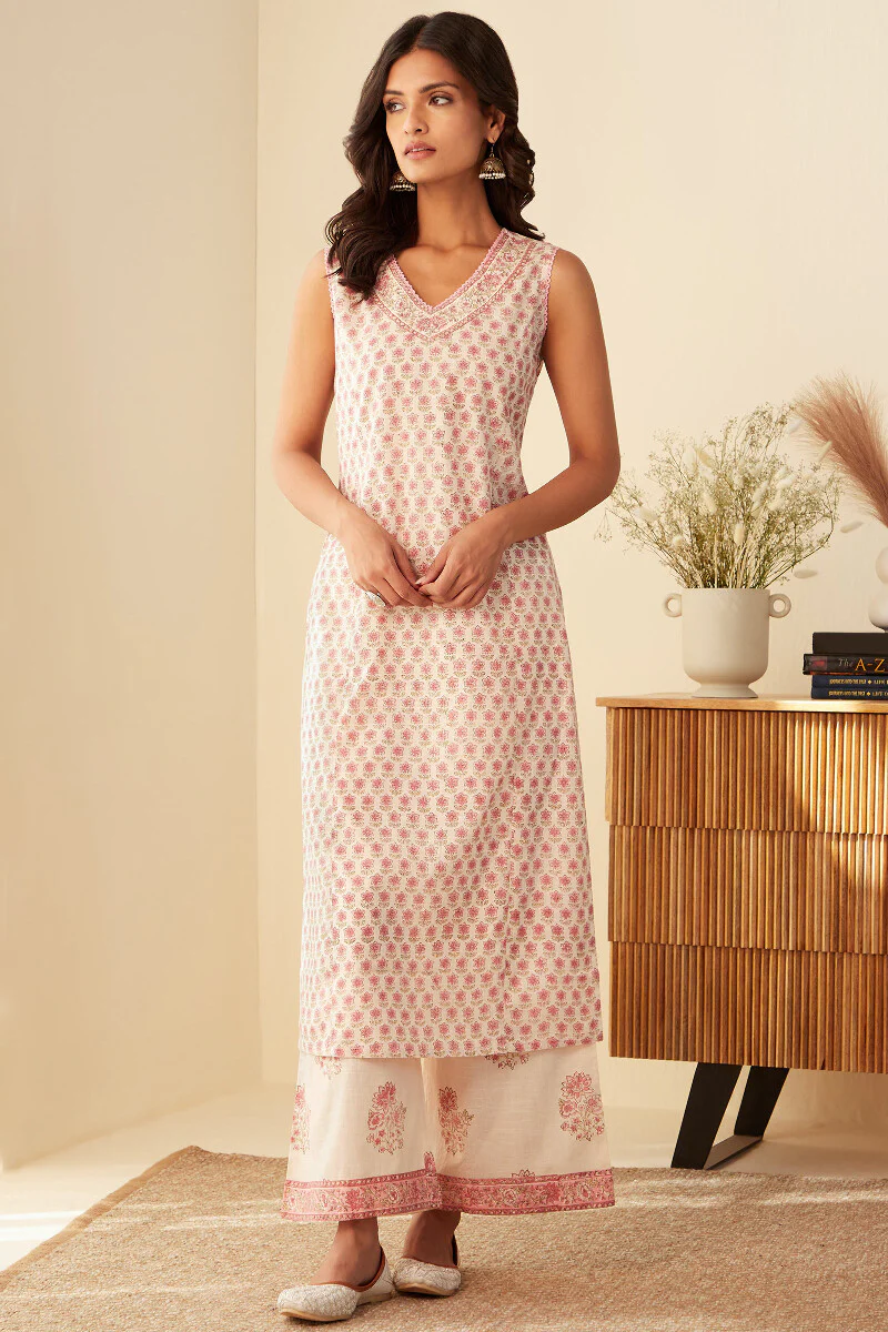 Rosheen Maira Sanganeri Kurta - Image 2