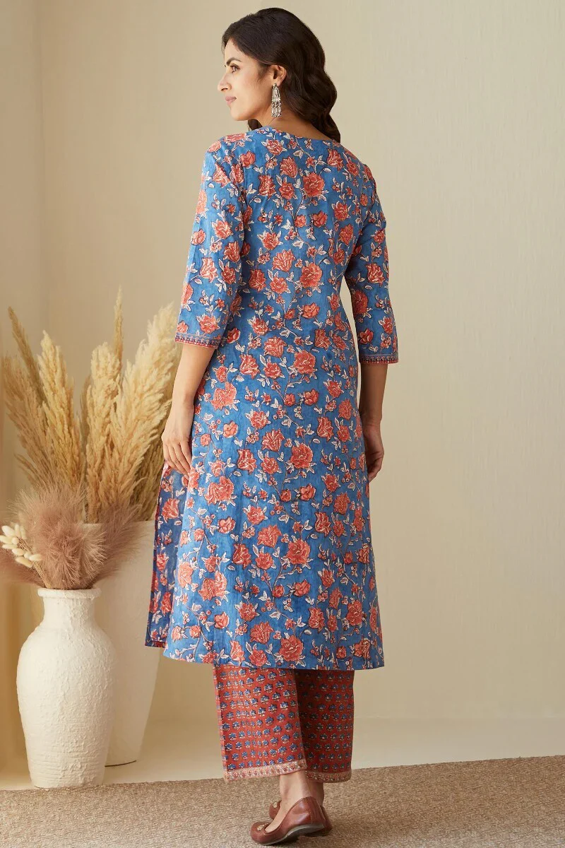 Rosheen Mariah Sanganeri Kurta - Image 9
