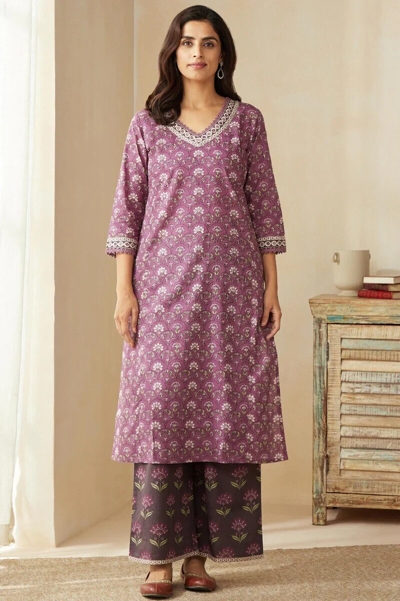 Rosheen Meher Sanganeri Kurta - Image 2