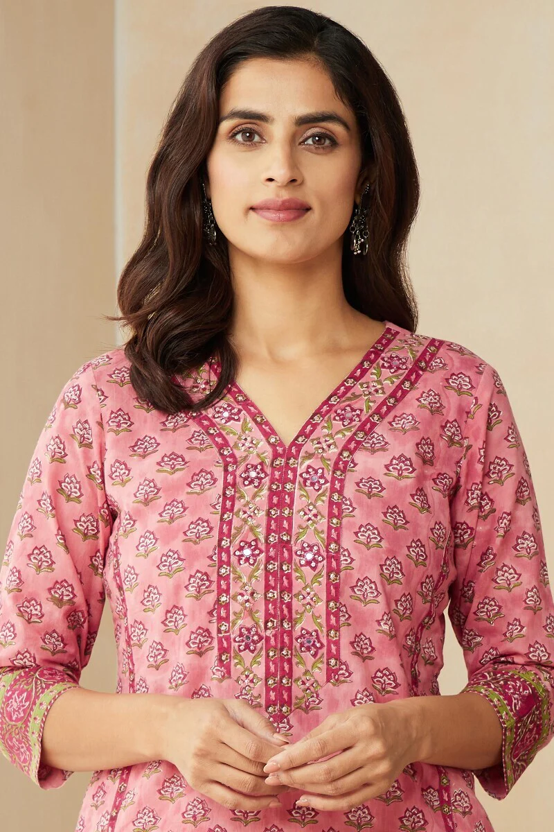 Rosheen Mehnaz Sanganeri Kurta