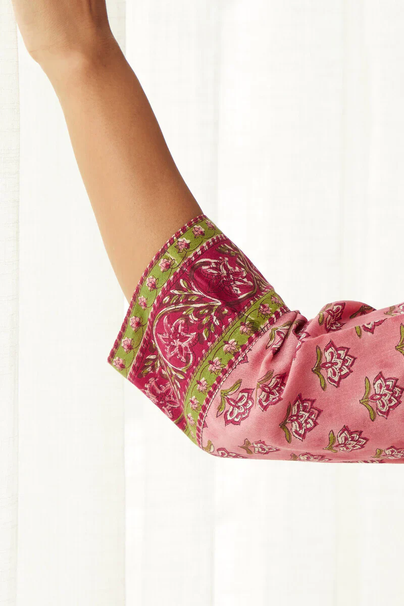 Rosheen Mehnaz Sanganeri Kurta - Image 6