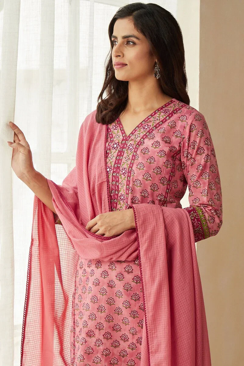 Rosheen Mehnaz Sanganeri Kurta - Image 7