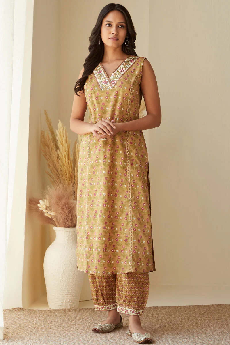 Rosheen Mehr Sanganeri Kurta - Image 2