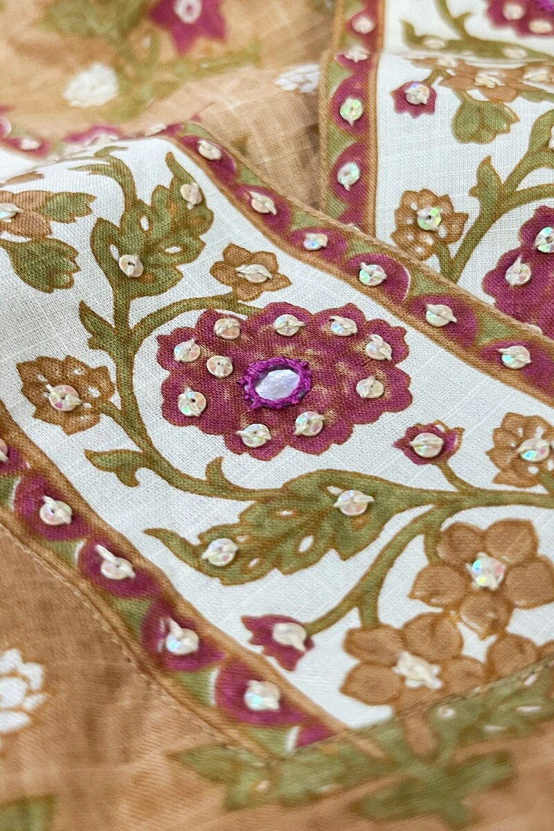 Rosheen Mehr Sanganeri Kurta - Image 3