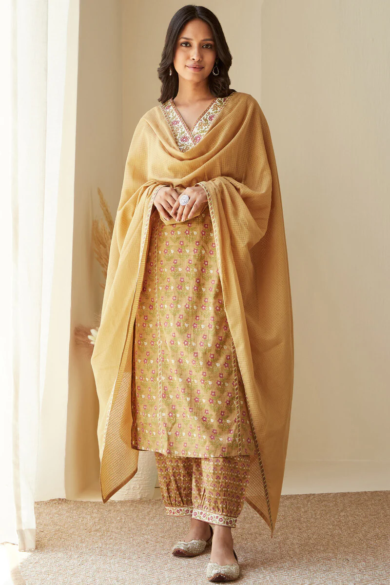 Rosheen Mehr Sanganeri Kurta - Image 4