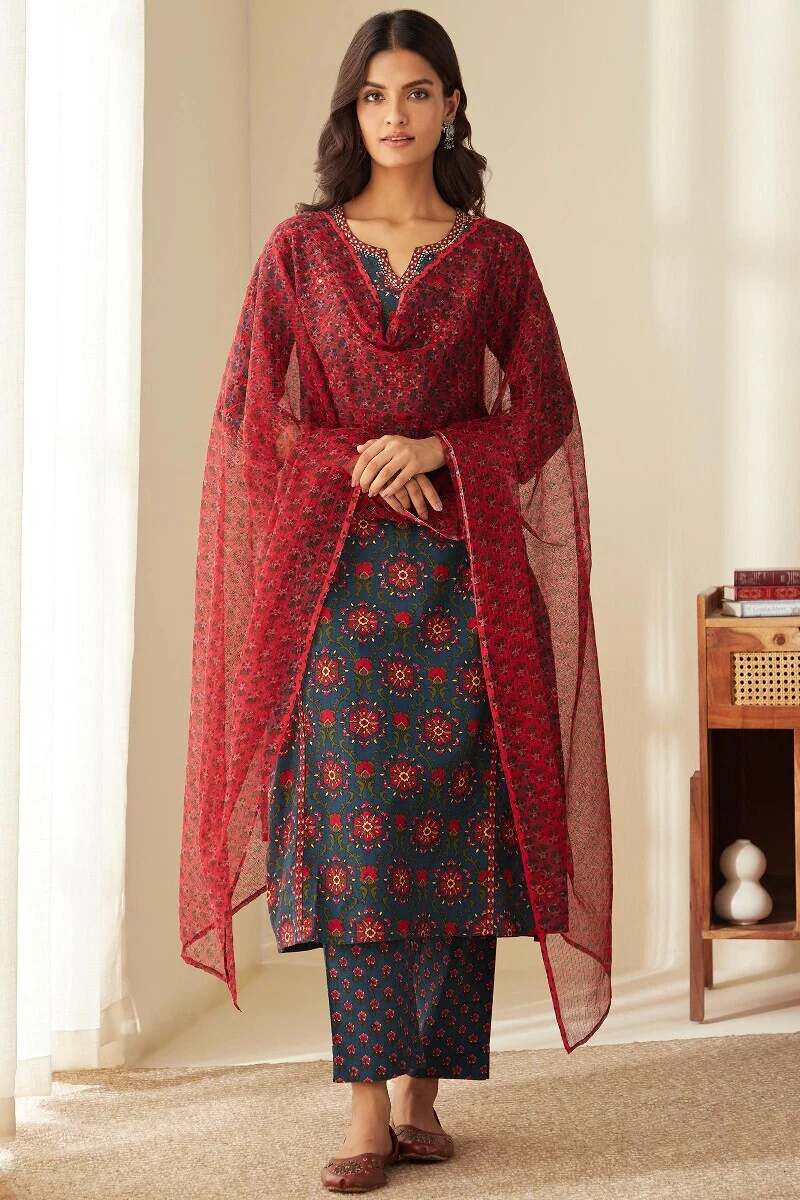 Rosheen Mira Sanganeri Narrow Pants - Image 3