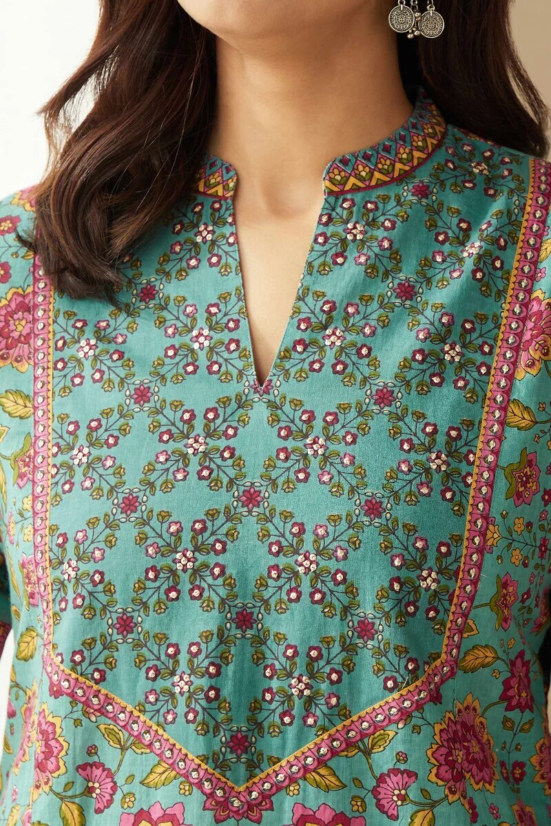 Rosheen Nafisa Sanganeri Kurta - Image 5