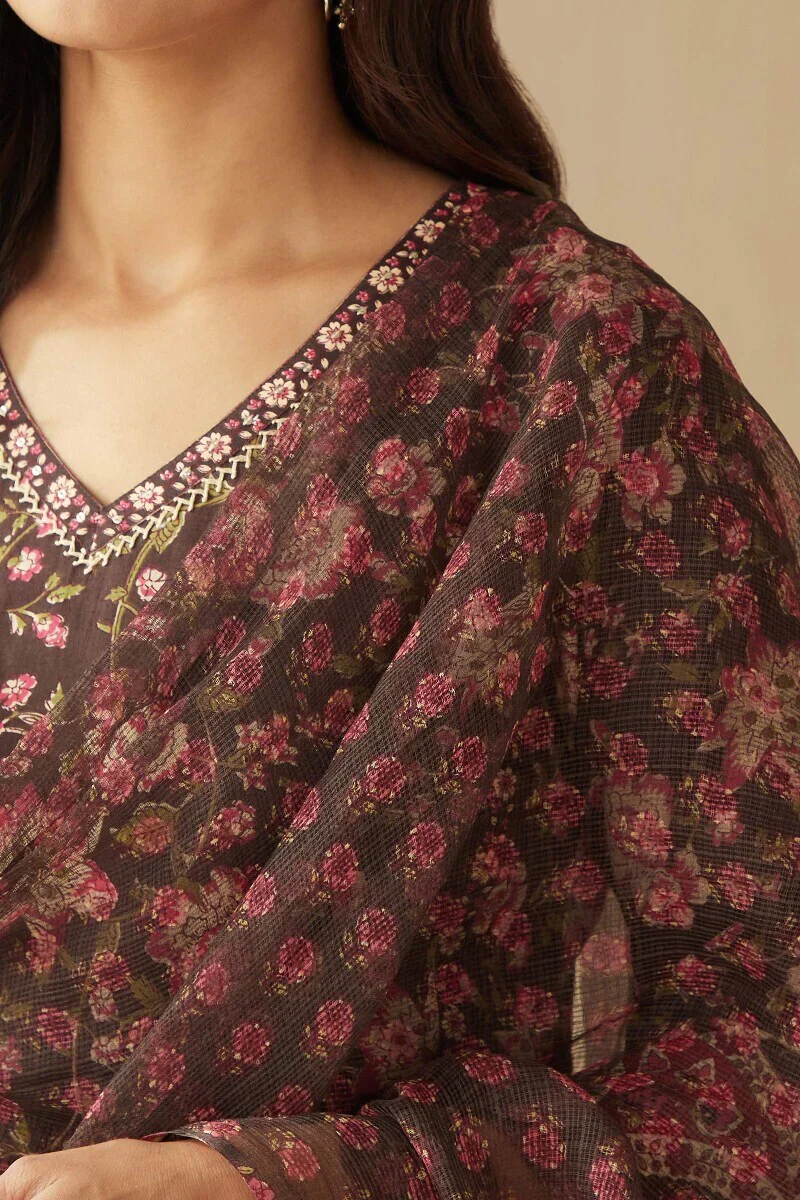 Rosheen Nahida Sanganeri Dupatta - Image 2