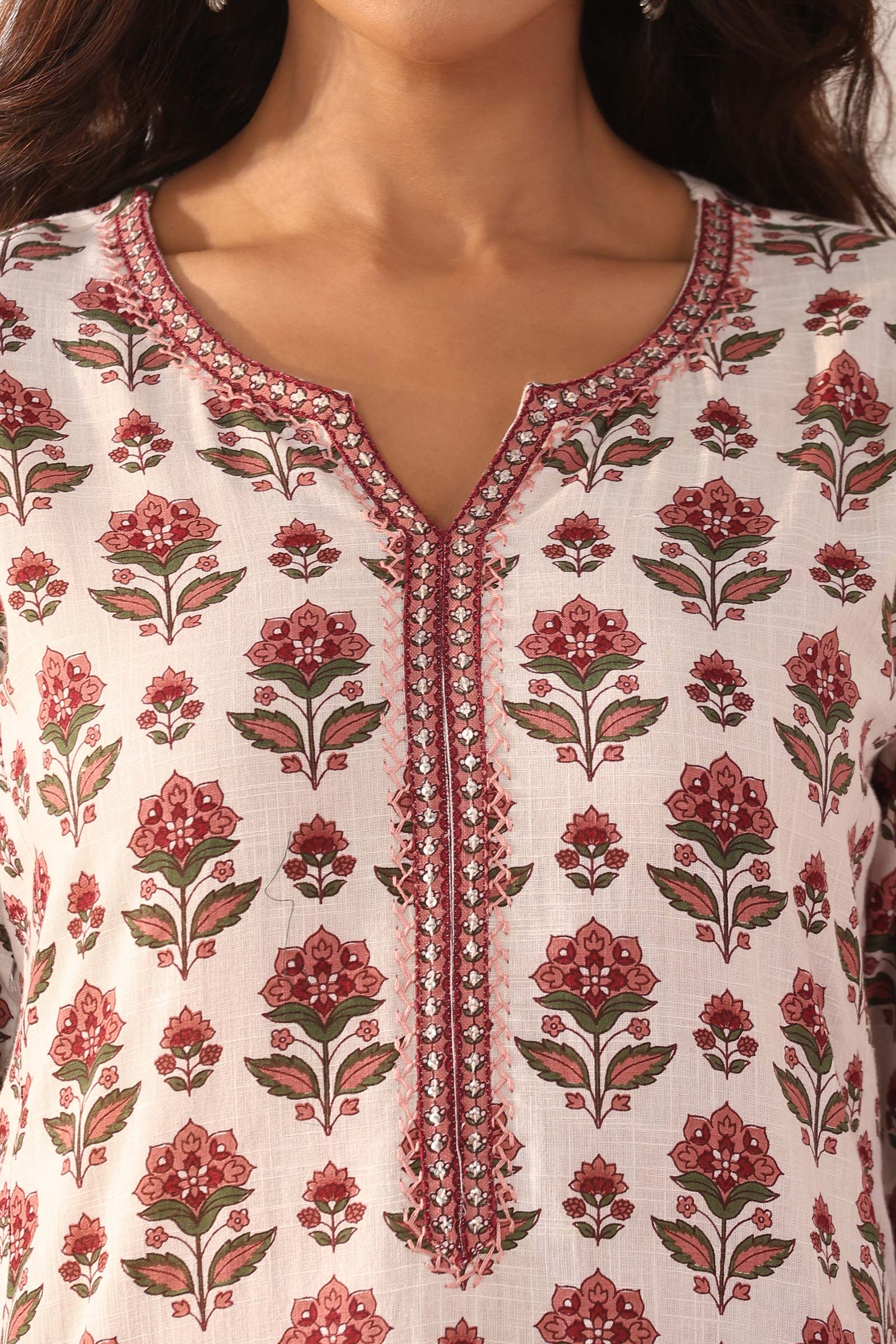 Rosheen Nasira Sanganeri Kurta - Image 4