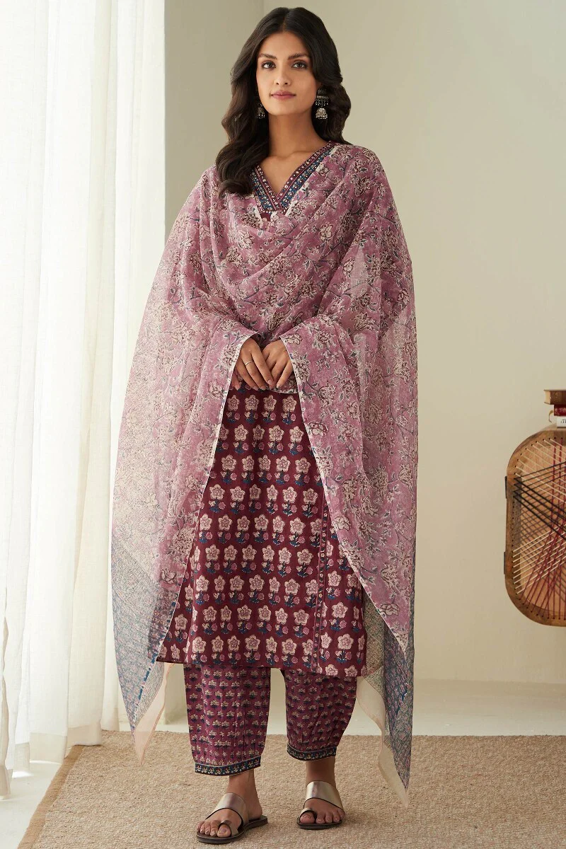 Rosheen Nazia Sanganeri Dupatta - Image 3