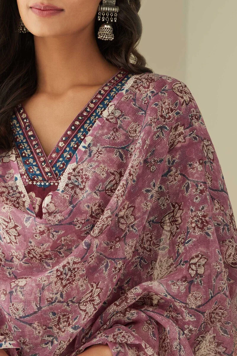Rosheen Nazia Sanganeri Dupatta - Image 2
