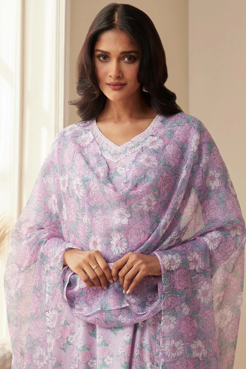 Rosheen Nazm Sanganeri Dupatta