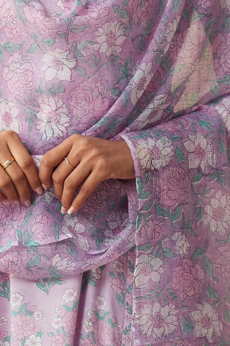 Rosheen Nazm Sanganeri Dupatta - Image 4