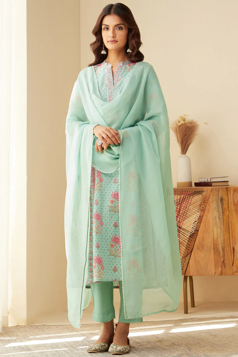 Rosheen Nazma Sanganeri Kurta - Image 4