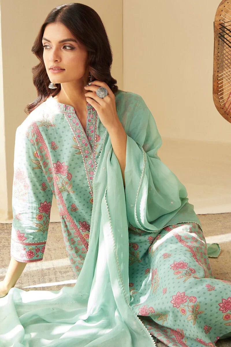 Rosheen Nazma Sanganeri Kurta - Image 7